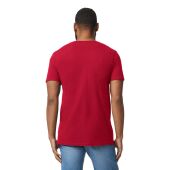 Gildan T-shirt V-Neck SoftStyle SS for him cherry red 3XL