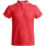 Tamil sportpolo met korte mouwen voor heren - Rood/Wit - S
