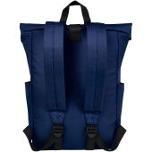 Byron 15,6" rugzak van GRS RPET met opgerolde bovenkant 18 L - Marineblauw