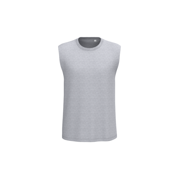 Mouwloos unisex T-shirt 190 Oxford Grey 3XL Mouwloos unisex T-shirt 190 Oxford Grey 3XL