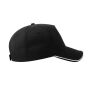 RECY FIVE PIPING, BLACK/WHITE, One size, ATLANTIS HEADWEAR
