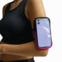 Verstelbare telefoon sportarmband FELLOW magenta