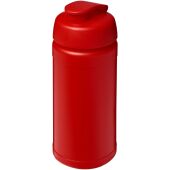 Baseline Rise 500 ml drinkfles met klapdeksel - Rood/Rood