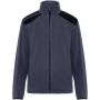 Terrano Mikrofleecejacke, unisex - blei/schwarz - M