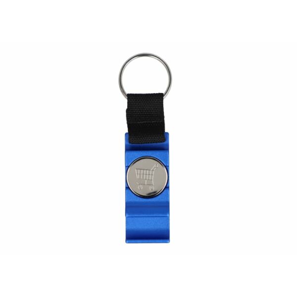 3-in-1 flesopener sleutelhanger - Blauw 3-in-1 flesopener sleutelhanger - Blauw