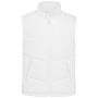 Met fleece gevoerde bodywarmer white 4XL