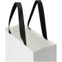 Smartfold papieren tas van 210 g/m² met lintgrepen en een glanzende laminaatlaag - 31 x 12 x 39 cm - Zwart Smartfold papieren tas van 210 g/m² met lintgrepen en een glanzende laminaatlaag - 31 x 12 x 39 cm - Zwart