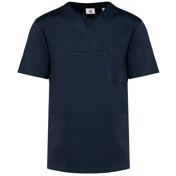 Unisex tuniek met korte mouwen van polykatoen Navy 3XL Unisex tuniek met korte mouwen van polykatoen Navy 3XL