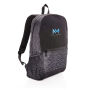 Reflektierender RPET Laptop-Rucksack mit AWARE™ Tracer, schwarz
