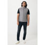 IQONIQ Meru heren gerecycled polyester bodywarmer, zilvergrijs (L)