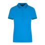 Ladies' Functional Polo bright-blue/navy XS