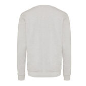 Iqoniq Etosha lichtgewicht gerecycled katoen sweater, ongeverfd lichtgrijs (XXL)
