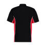 Classic Fit Track Polo - Black/Red/White - M