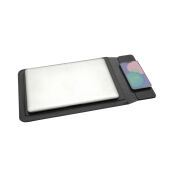 Swiss Peak 14-15,6 inch laptopsleeve met 15W magn. opladen, zwart