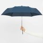 Mini opvouwbare uit 3 secties bestaande paraplu FLAT marineblauw