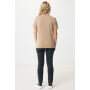 Iqoniq Yosemite gerecycled katoen pique polo, heather brown (XXS)