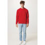 IQONIQ Etosha lichtgewicht gerecycled katoen sweater, rood (S)