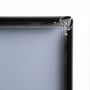 25 mm Kliklijst Rechte Hoeken 50 x 70 cm Zwart