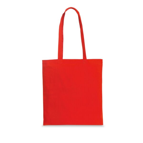 Katoenen boodschappentas Caracas | 140 g/m² | 37×41 cm | Lange hengsels | Rood Katoenen boodschappentas Caracas | 140 g/m² | 37×41 cm | Lange hengsels | Rood