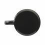 Retro Emaille Mok 350 ml - zwart/wit