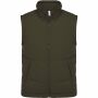 Met fleece gevoerde bodywarmer mossy green S