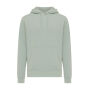 IQONIQ Rila lichtgewicht gerecycled katoen hoodie, iceberg green (L)