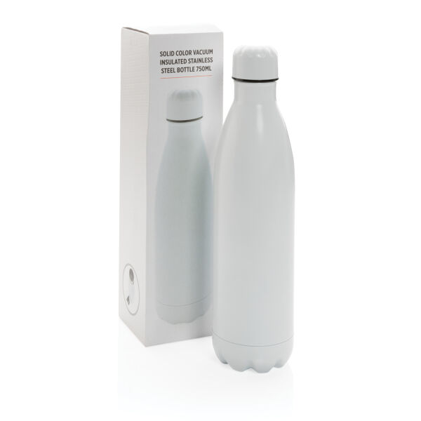 Unikleur vacuum roestvrijstalen fles 750ml, wit Unikleur vacuum roestvrijstalen fles 750ml, wit