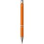 Moneta balpen van gerecycled aluminium (blauwe inkt) - Oranje