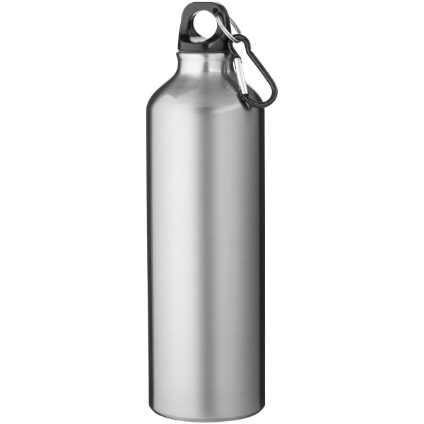Oregon 770 ml waterfles van RCS-gecertificeerd gerecycled aluminium met karabijnhaak - Zilver