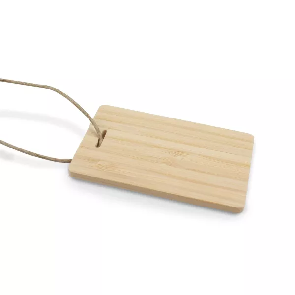 Eco Luggage Tag Bamboo (Brown) Eco Luggage Tag Bamboo (Brown)