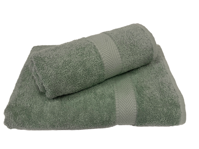 Madelief - Grote dikke handdoekenset - mineral green
