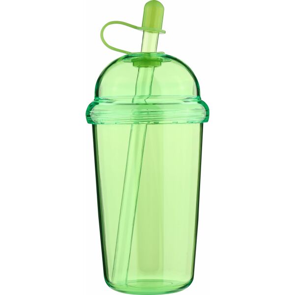 rPet Drinkbeker met rietje Glow 500 ml lichtgroen rPet Drinkbeker met rietje Glow 500 ml lichtgroen