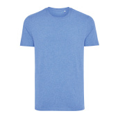 Iqoniq Manuel gerecycled katoen t-shirt ongeverfd, heather blue (XL)