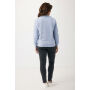 IQONIQ Etosha lichtgewicht gerecycled katoen sweater, sky blue (XXXL)