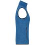Ladies' Knitted Fleece Vest royal melange/red S Ladies' Knitted Fleece Vest royal melange/red S