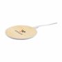 Bamboo 15W Wireless Fast Charger draadloze snellader - wit