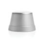 Nivio RCS gerecycled aluminum magnetische 5W Speaker, zilver