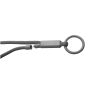 Tubyard lanyard met gerecycleerde plastic buis - Grijs