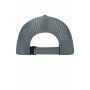 5 Panel Laser-Cut Cap grey one size