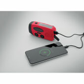 ONDA - Draagbare radio met LED lamp   MO2746- - Rood