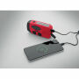 ONDA - Portable radio with LED torch - Red