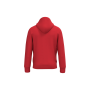 Ecologische uniseks sweater met capuchon Poppy Red M
