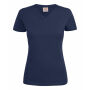 Printer Heavy V Lady t-shirt Navy 3XL