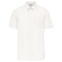 Ace - Heren Overhemd Korte Mouwen white L