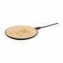 Bamboo 15W Wireless Fast Charger draadloze snellader - zwart