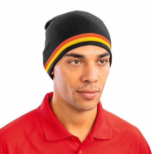 National Beanie Black / Red / Gold One Size National Beanie Black / Red / Gold One Size