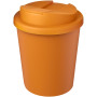 Americano® Espresso Eco 250 ml gerecyclede beker met knoeibestendig deksel - Oranje