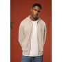 Ecologische herensweater met capuchon en ritssluiting Oxford Grey XL