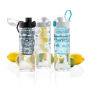Honeycomb afsluitbare lekvrije waterfles met infuser, turquoise
