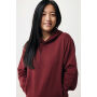 IQONIQ Yengo recycled katoen hoodie met steekzakken, bordeauxrood (L)
